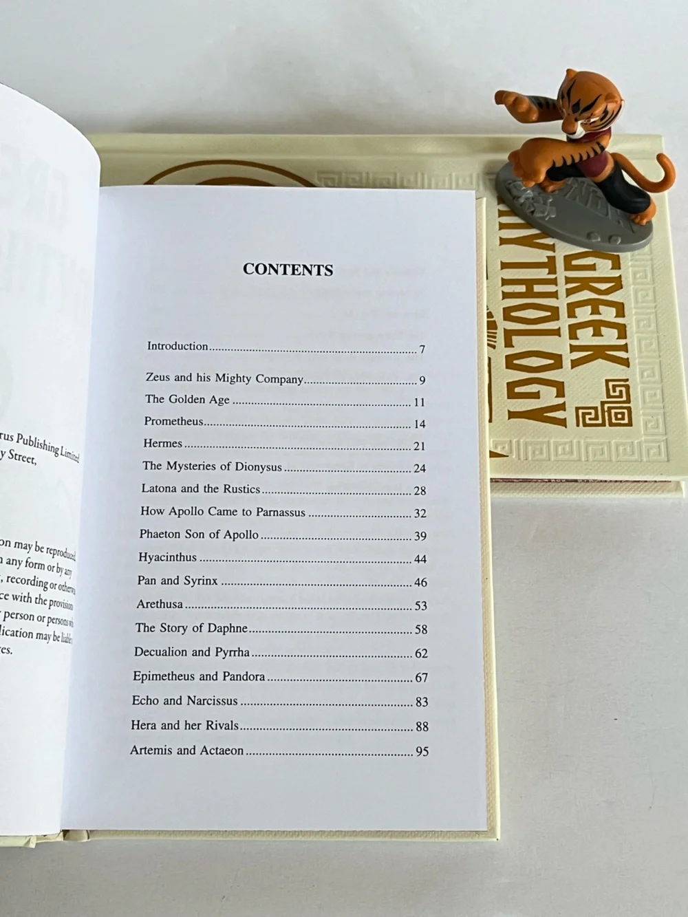 Greek Mythology with Painted Page Edges